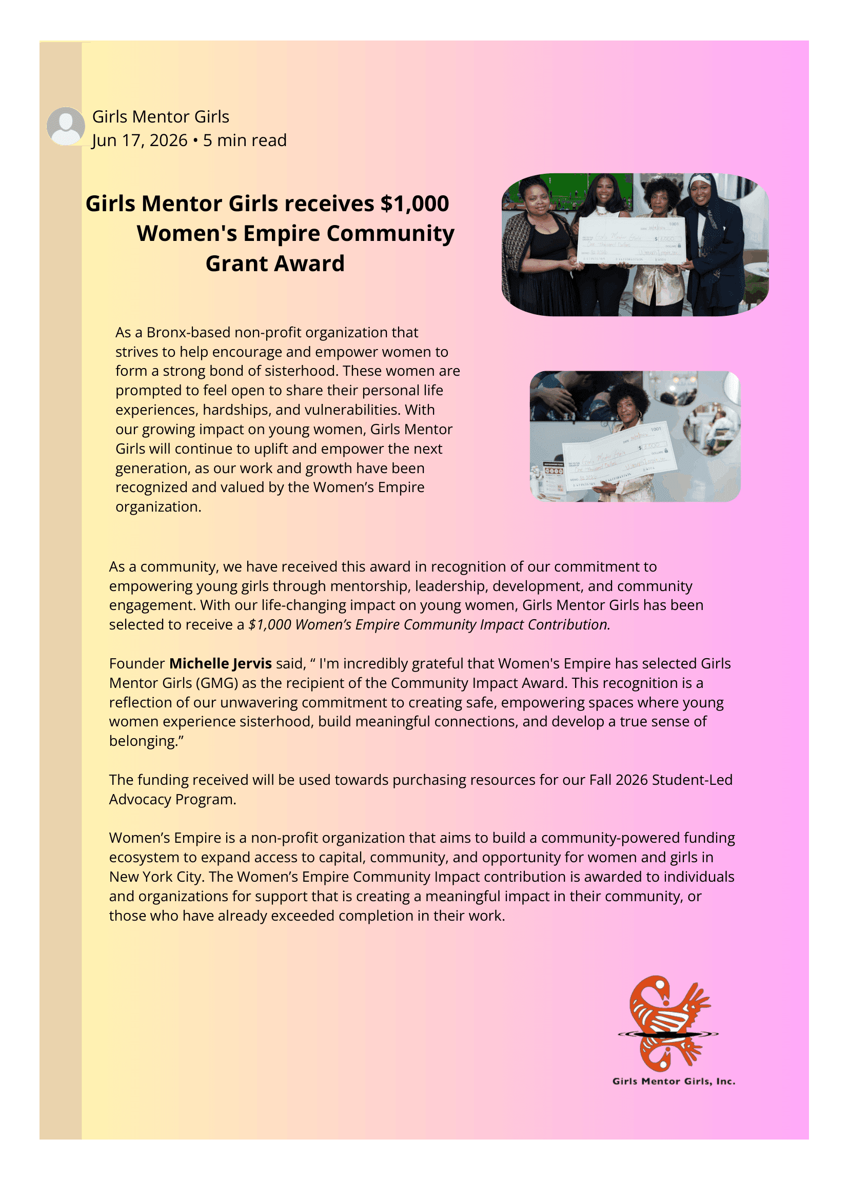 GMG Newsletter — page 1 of 13